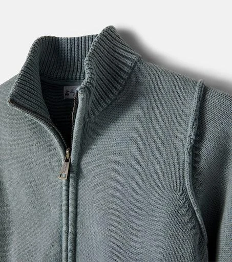 Bonpoint Lance zip-up cotton cardigan 3