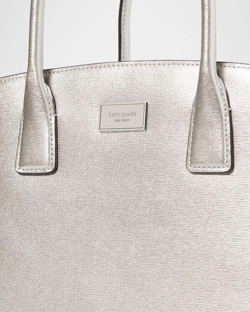 Kate Spade serena metallic leather satchel bag 3
