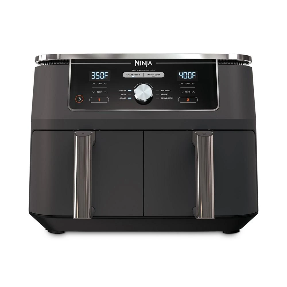 Ninja Foodi® DZ401 6-in-1 10-qt. XL 2-Basket Air Fryer with DualZone™ Technology- Air Fry, Broil, Roast, Dehydrate, Reheat and Bake, Family Sized 2