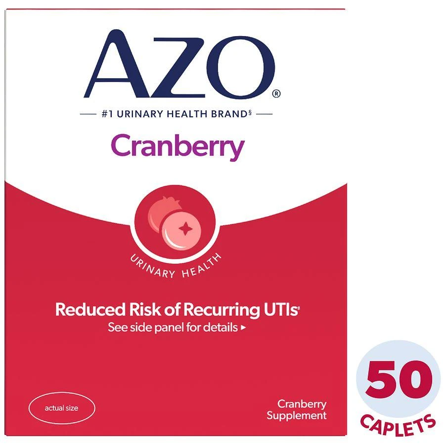 AZO Urinary Tract Health Cranberry Caplets Cranberry