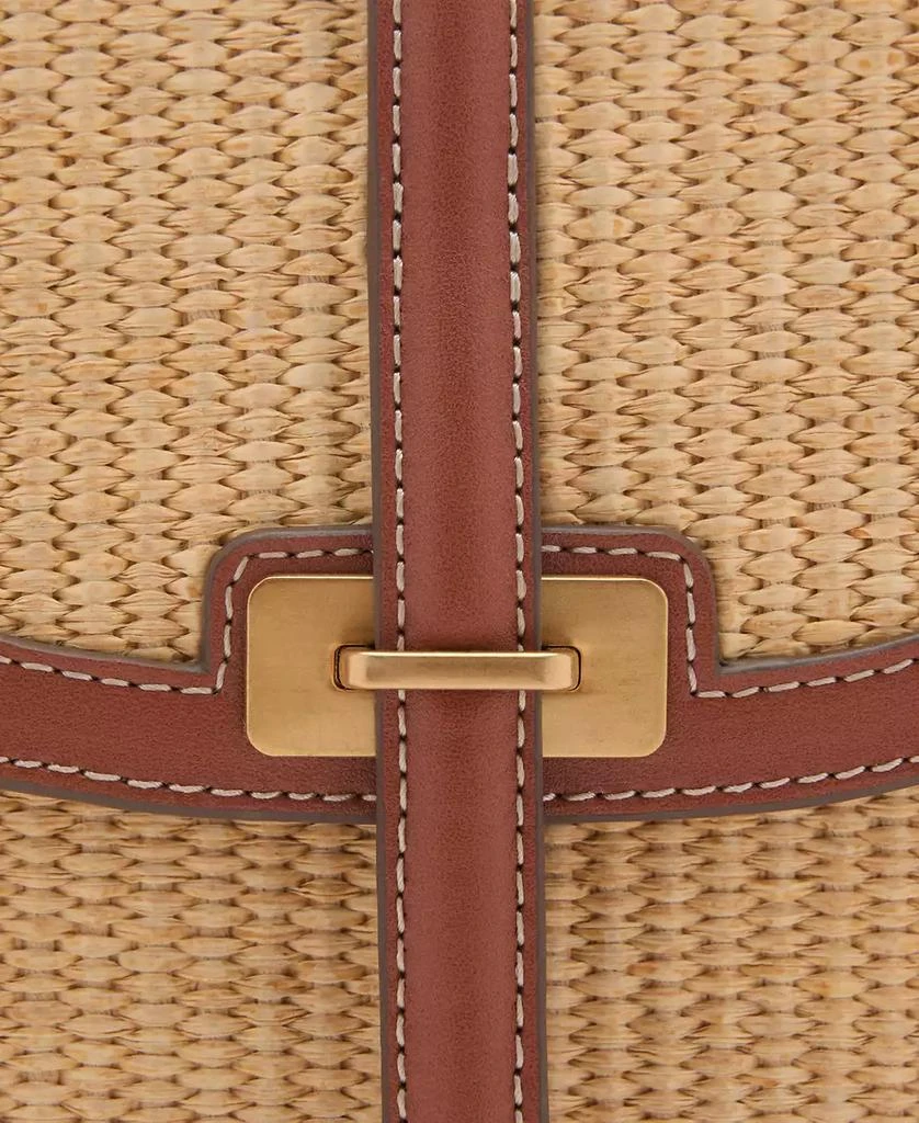 Mango Women
s Contrast Canvas Crossbody Bag 4