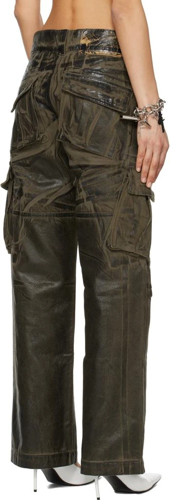 VAQUERA Khaki Low-Rise Cargo Pants 3