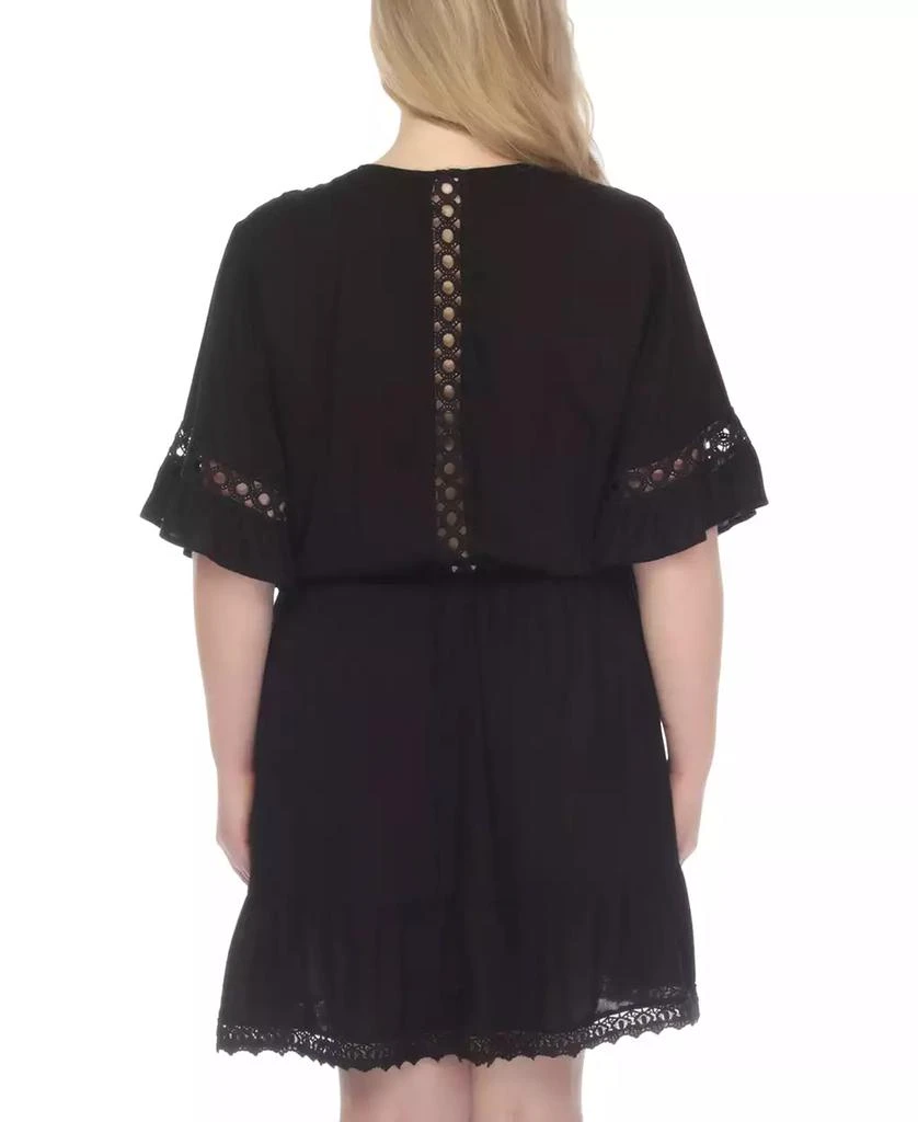 Raviya Plus Size Lace-Inset Mini Cover-Up Dress - Outdoor Clothing -  Compare Prices from 8+ Stores - Free Shipping - BeyondStyle