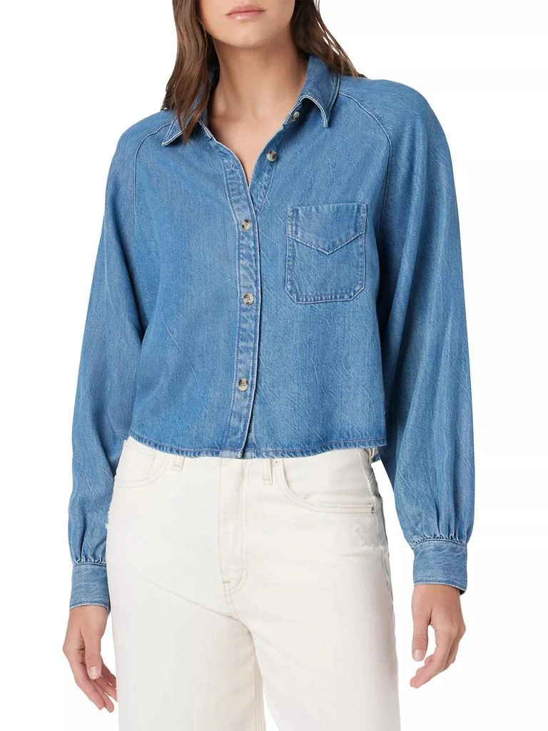 Hudson Chambray Cropped Shirt 4