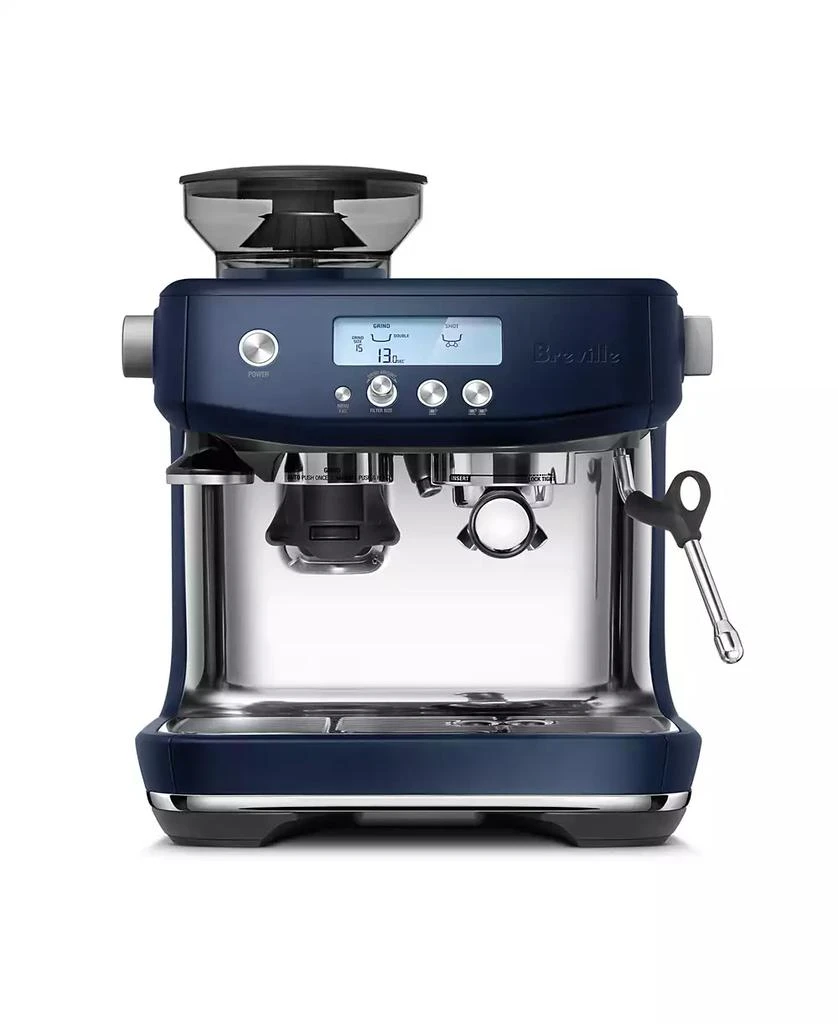 Breville The Barista Pro Espresso Machine in Damson Blue 1