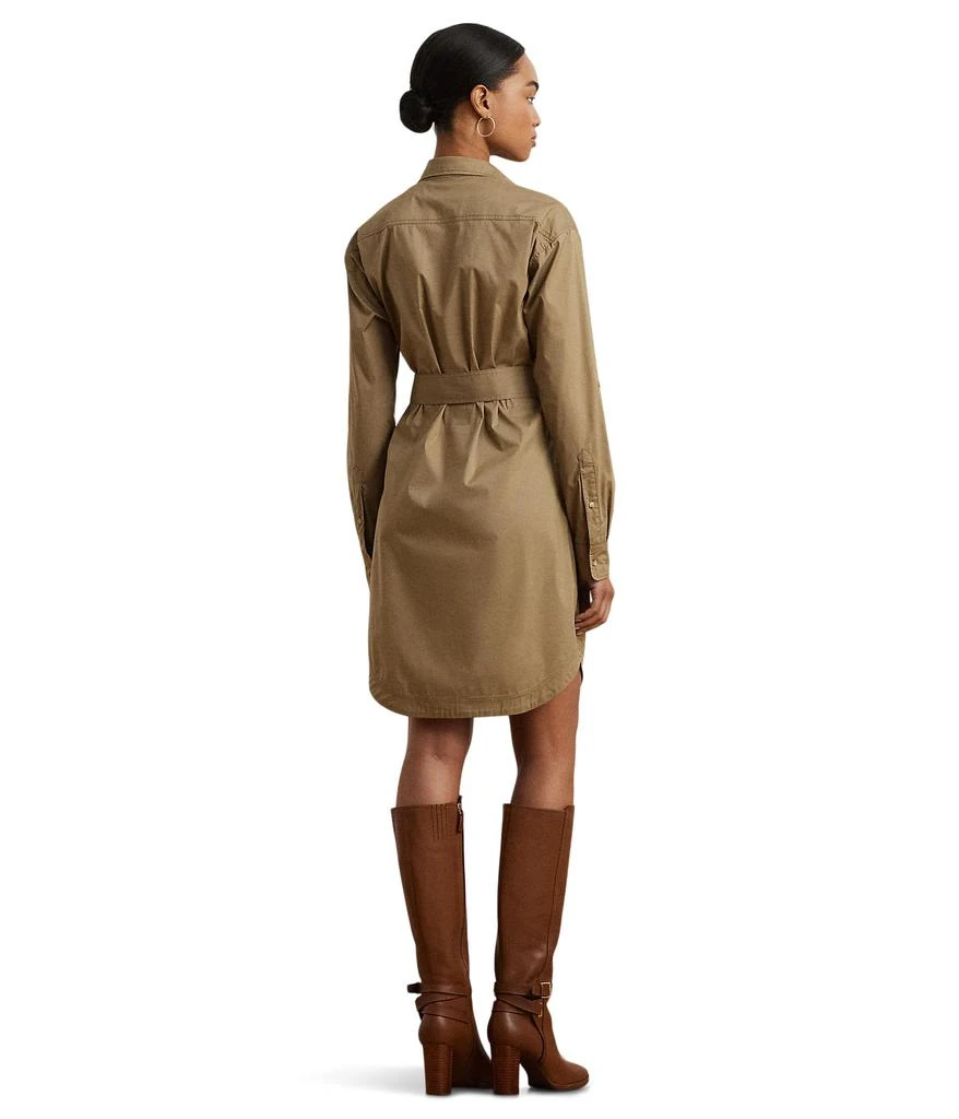 Ralph Lauren Belted Cotton-Blend Shirtdress 2