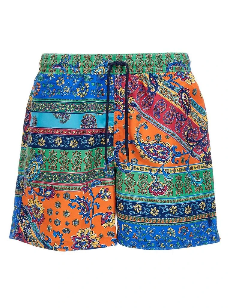 Polo Ralph Lauren Polo Ralph Lauren Paisley-Printed Drawstring Swim Shorts 1