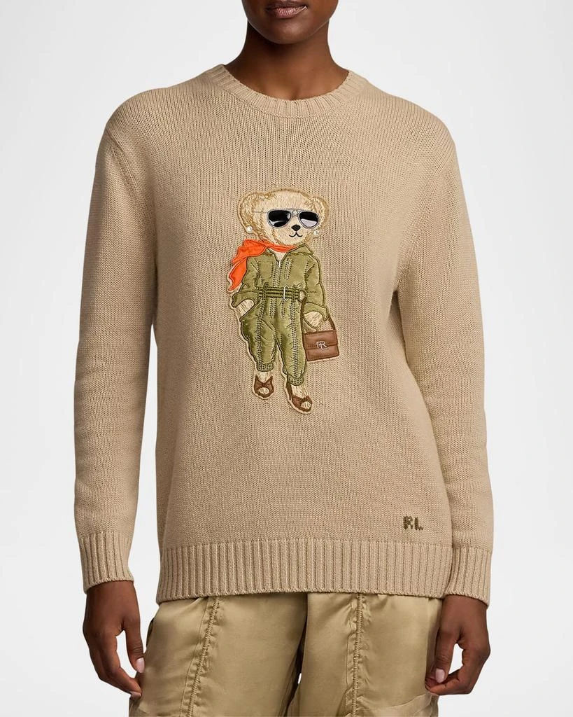Ralph Lauren Aviator Polo Bear Cashmere Sweater 4