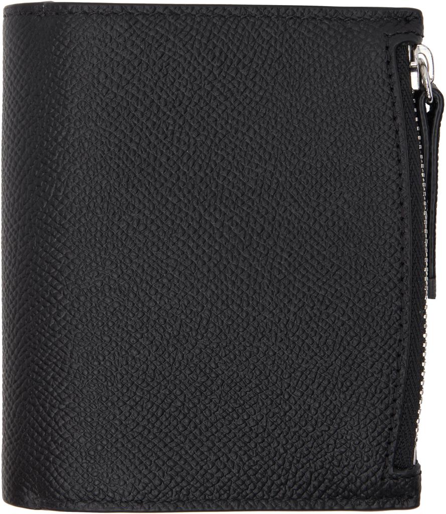 Shop Black Four Stitches Wallet on Sale at BeyondStyle – Get