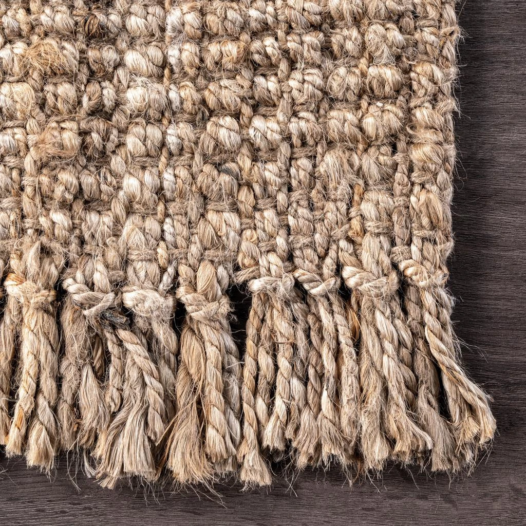 nuLOOM Hand Woven Chunky Loop Jute Area Rug 3
