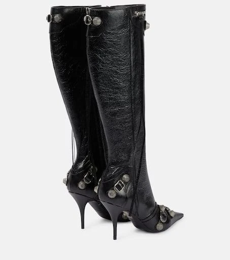 Balenciaga Cagole leather knee-high boots 3