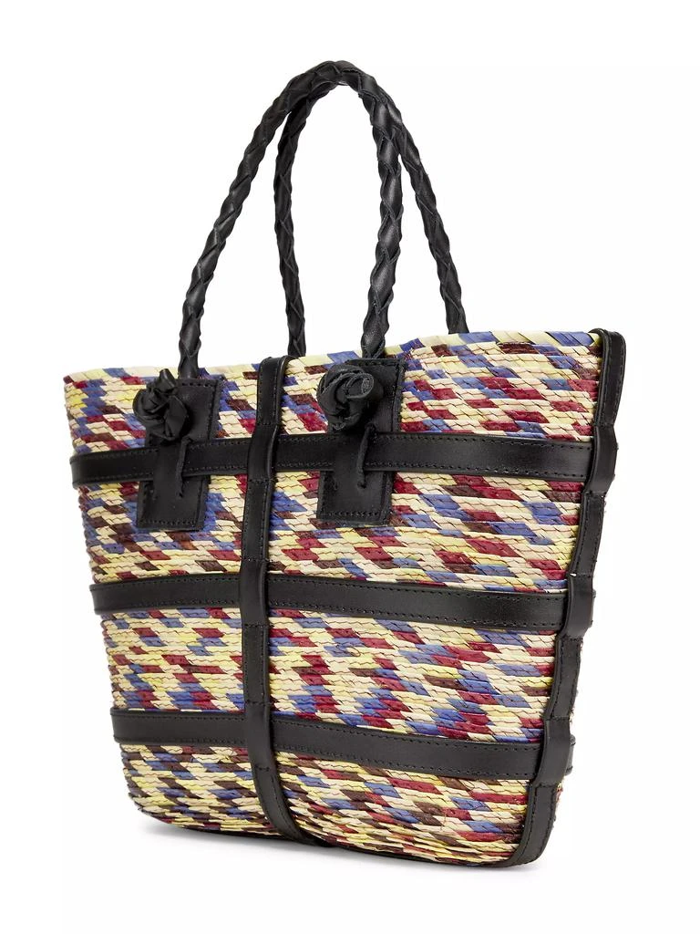 Altuzarra Watermill Raffia Mini Tote Bag 4