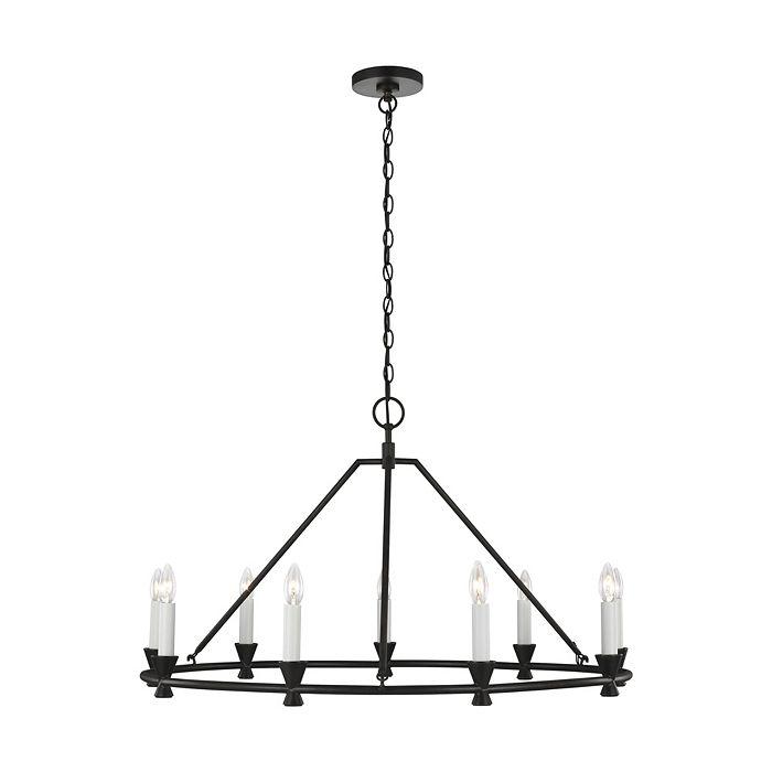 C&M by Chapman and Myers Chapman & Myers Keystone 9 Light Chandelier