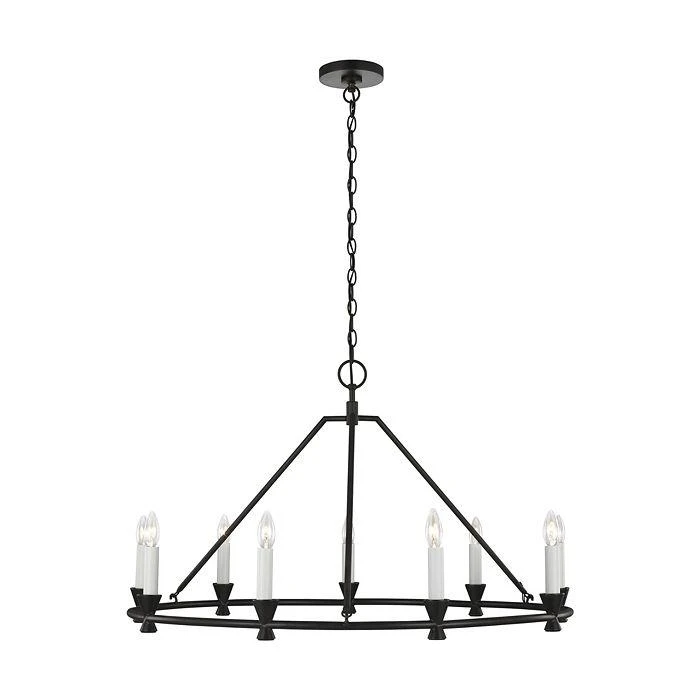 C&M by Chapman and Myers Chapman & Myers Keystone 9 Light Chandelier 2