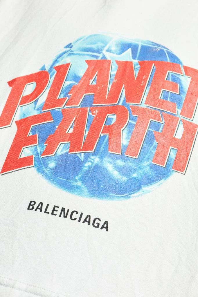 Balenciaga Balenciaga Planet Earth Printed Hoodie 4