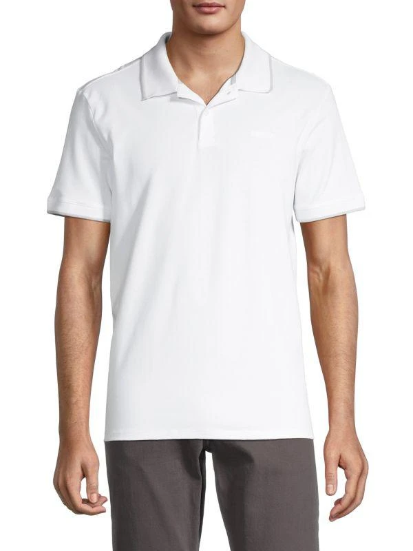 Calvin Klein Pique Tipped Polo 1