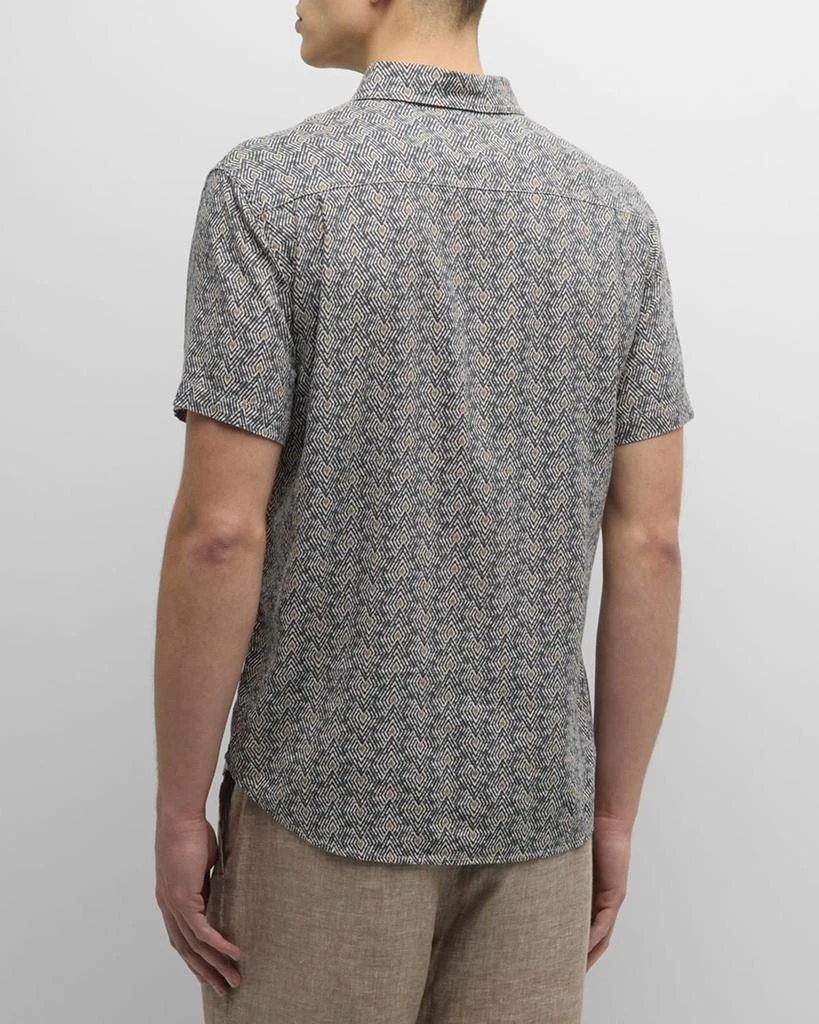 Rails Men's Carson Camo Palms Sport Shirt 3