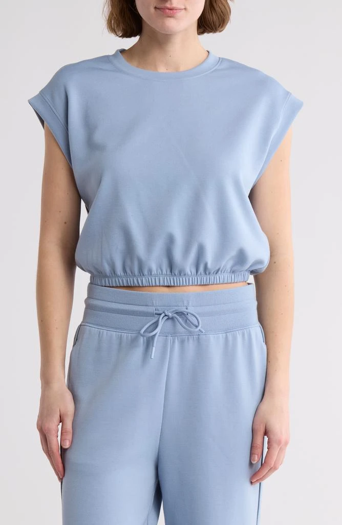 YOGALICIOUS Free Flow Scuba Knit Crop Top 1