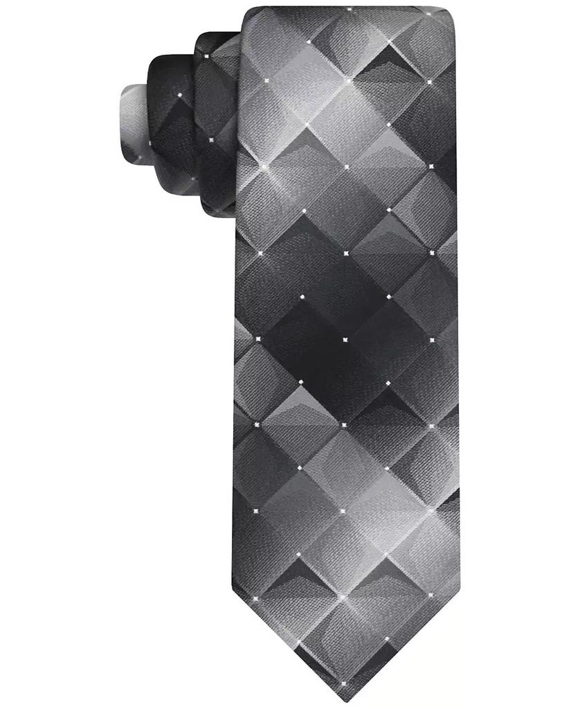 Van Heusen Men's Shadow Grid-Pattern Tie