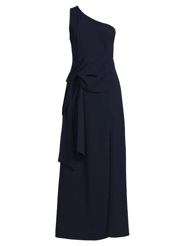 The fashion poet One Shoulder Bow Maxi Dress 3