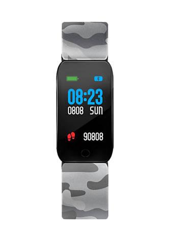 B FIT WATCH Itouch Active Fitness Tracker With Colorful Touchscreen For Men And Women Gray Camo