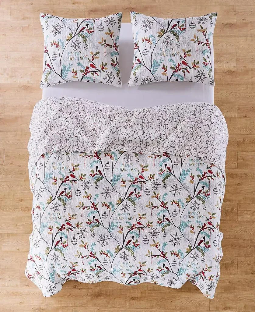 Levtex Home Mistletoe Reversible Quilt, King/California 3