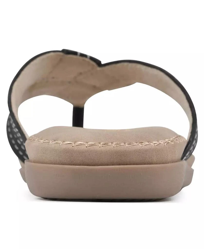 White Mountain Women's Fateful Thong Sandal 3