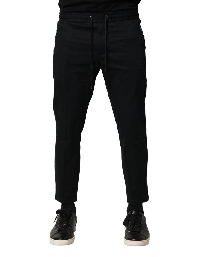 Dolce 
Gabbana Cotton Mid Waist Jogger Men
s Pants