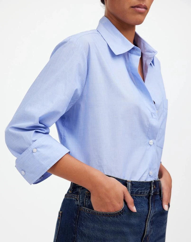 Madewell Easy Y-Neck Button-Up Shirt 5
