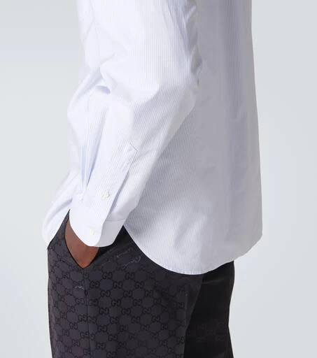 Gucci Striped cotton poplin shirt 6