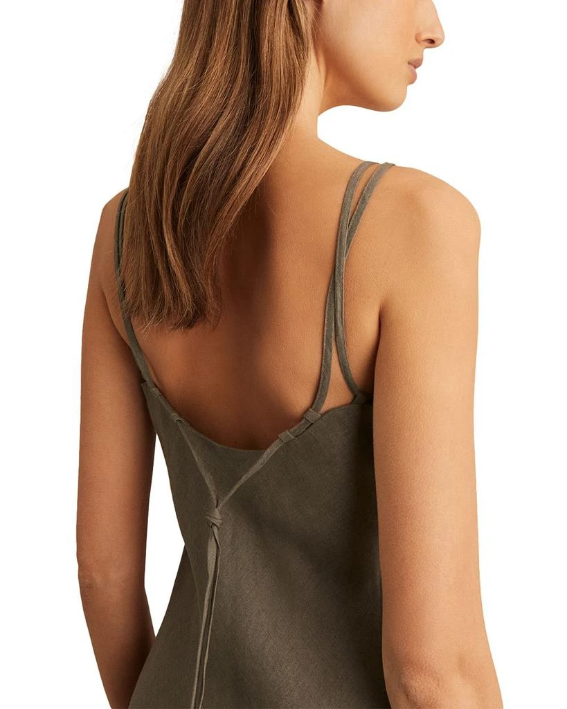 REISS Roxanne Linen Slip Dress 3