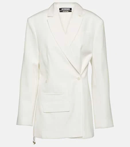 Jacquemus La Veste Tibau asymmetric blazer 1