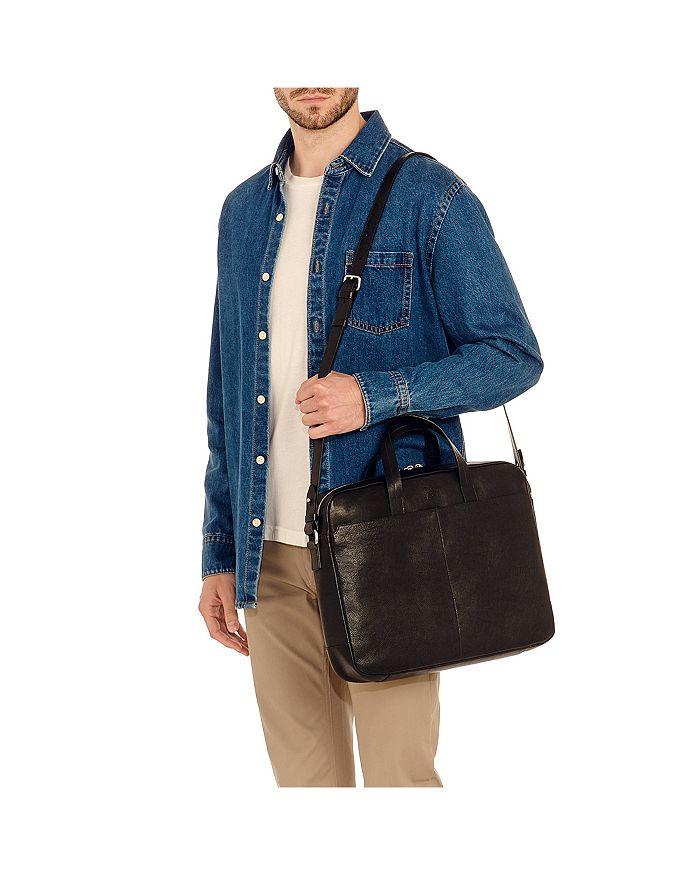 Il Bisonte Galileo Leather Briefcase