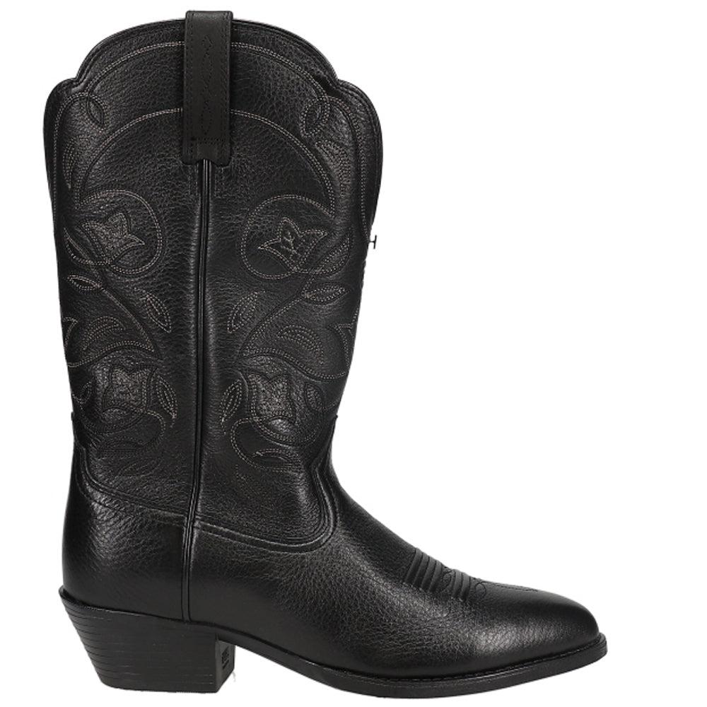 Ariat Heritage Embroidered Round Toe Cowboy Boots