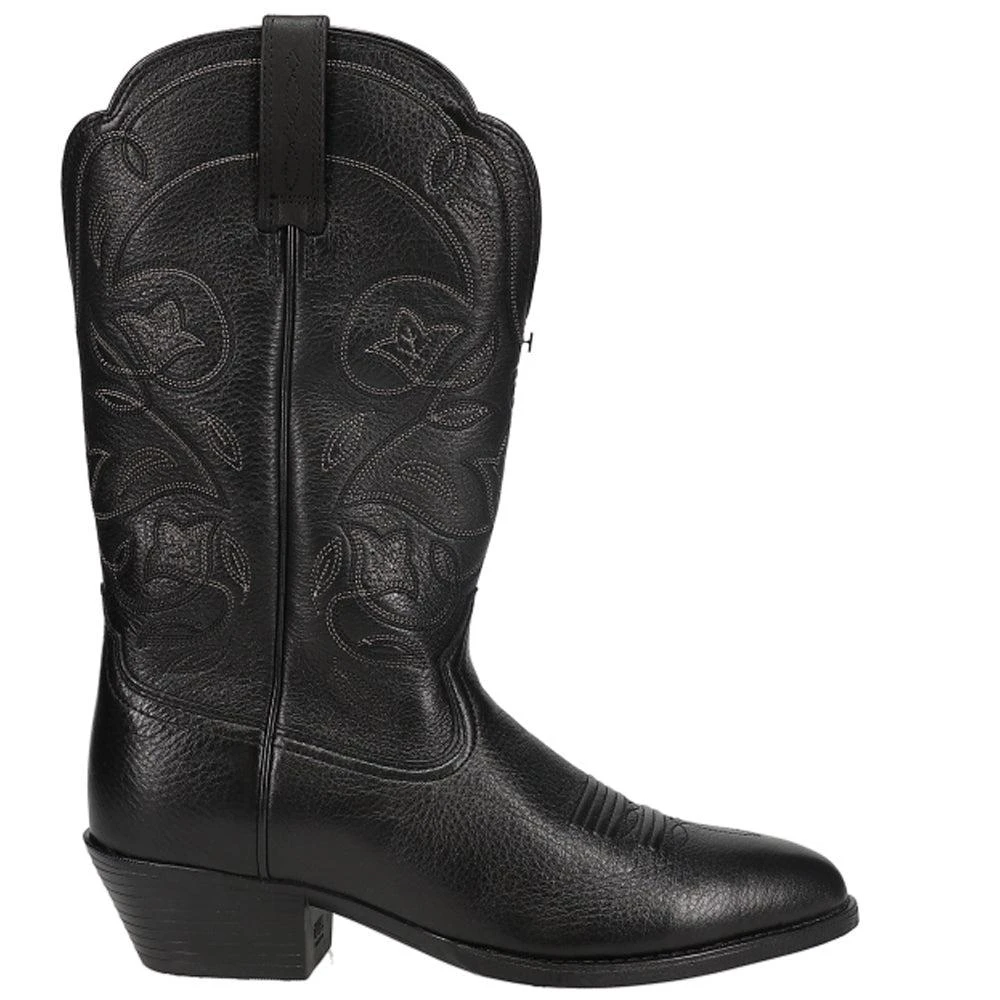 Ariat Heritage Embroidered Round Toe Cowboy Boots 1