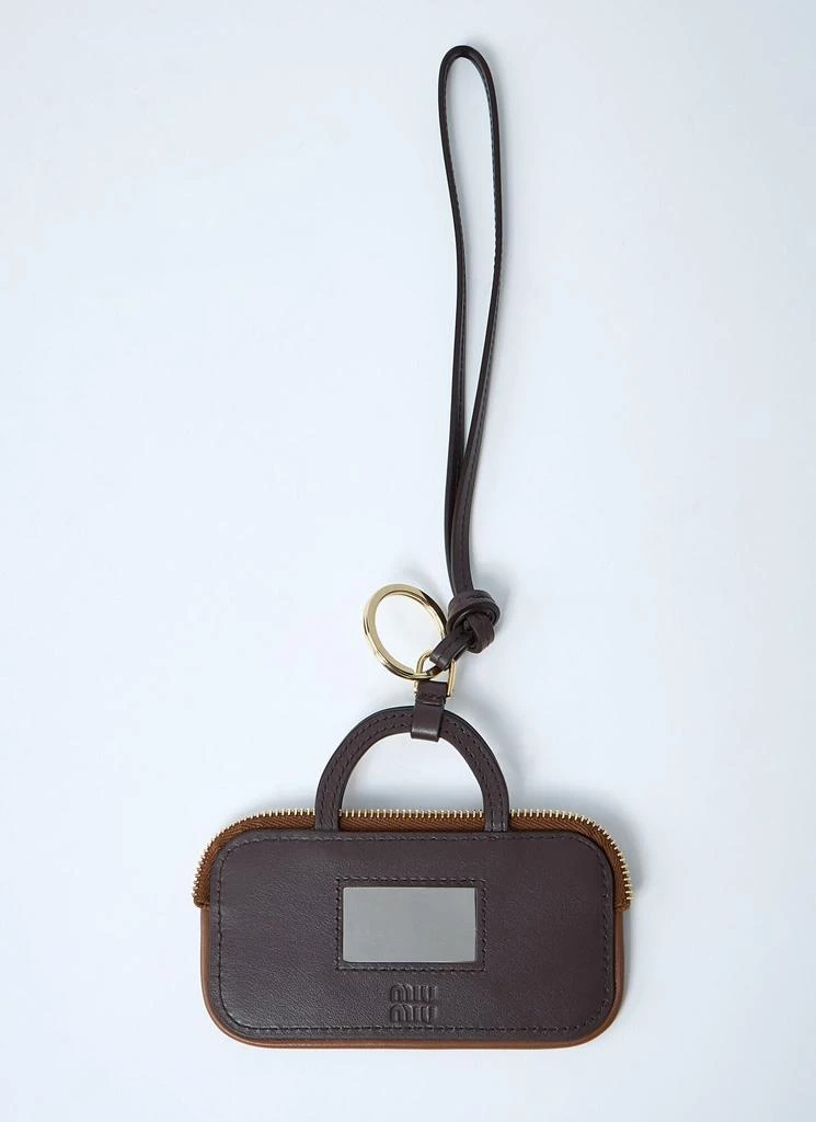 Miu Miu Arcadie Leather Keyring 4