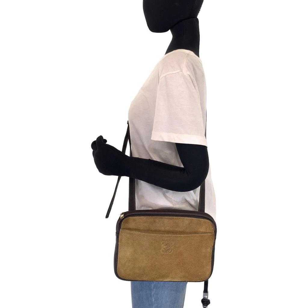 Loewe Suede Leather Pochette Shoulder Bag (Pre-Owned) 6