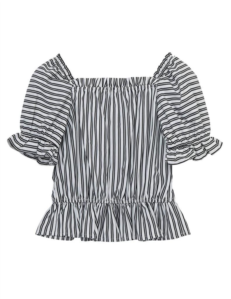 Habitual Habitual - Girls Ruffle Peplum Top