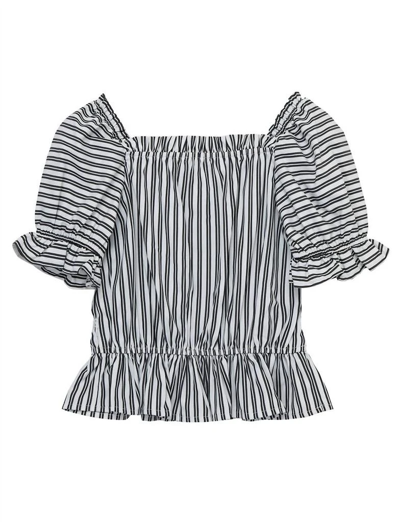 Habitual Habitual - Girls Ruffle Peplum Top 2