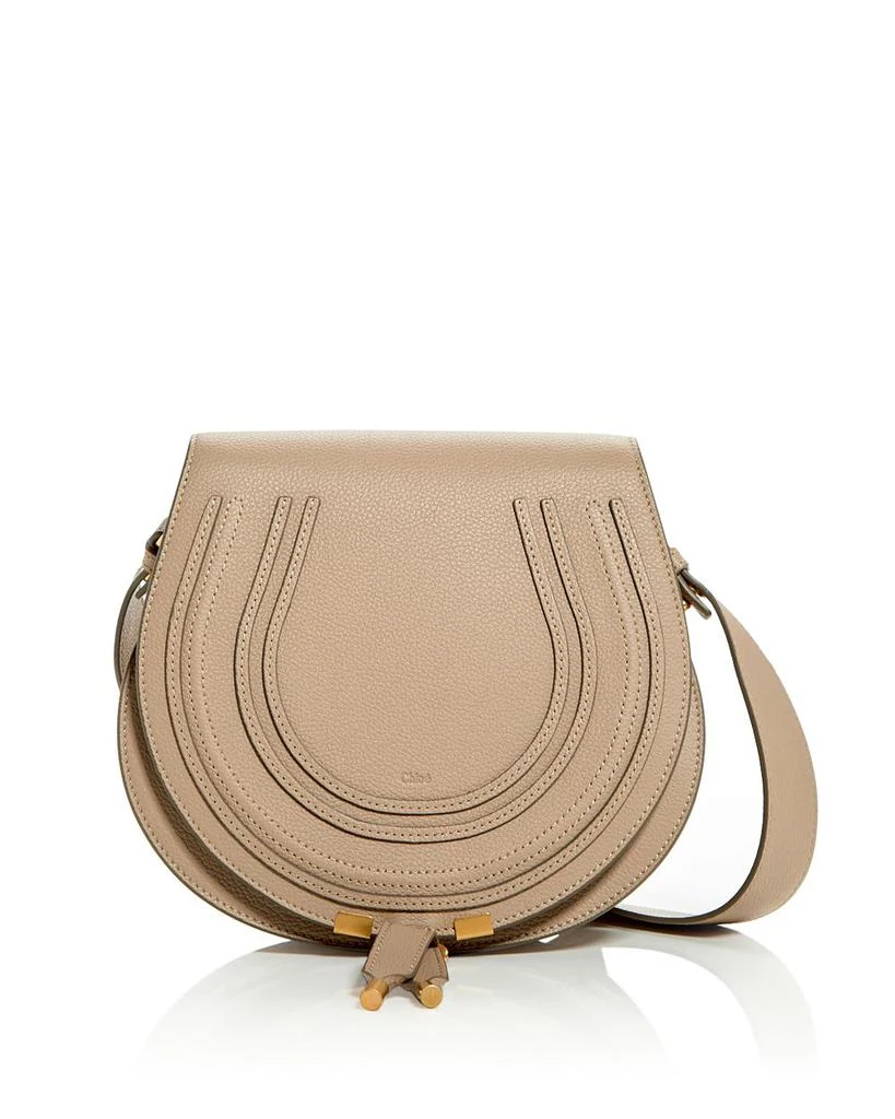 Chloé Marcie Leather Saddle Bag 1