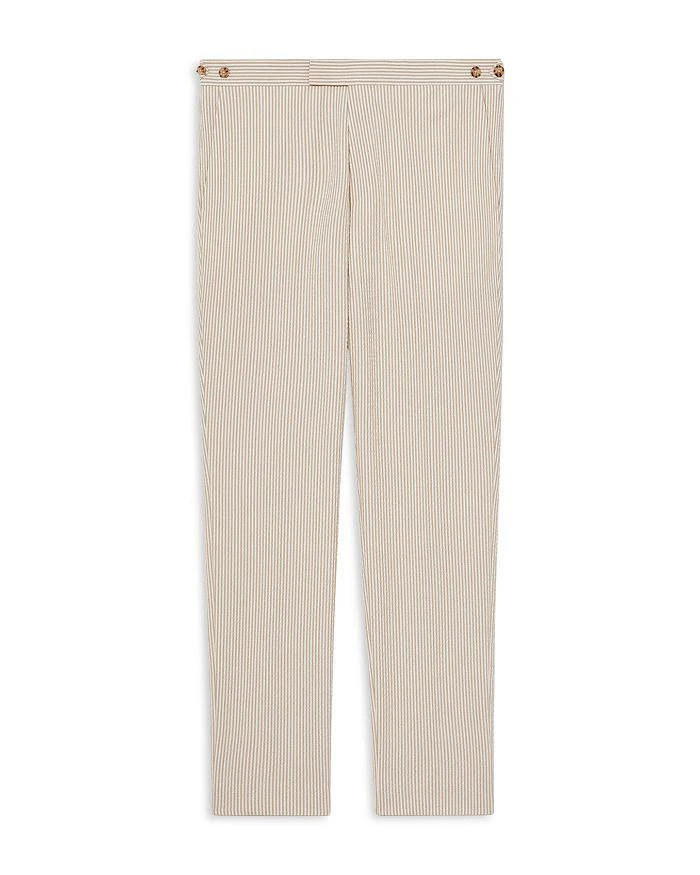 REISS Slim Fit Seersucker Mixer Trousers 6