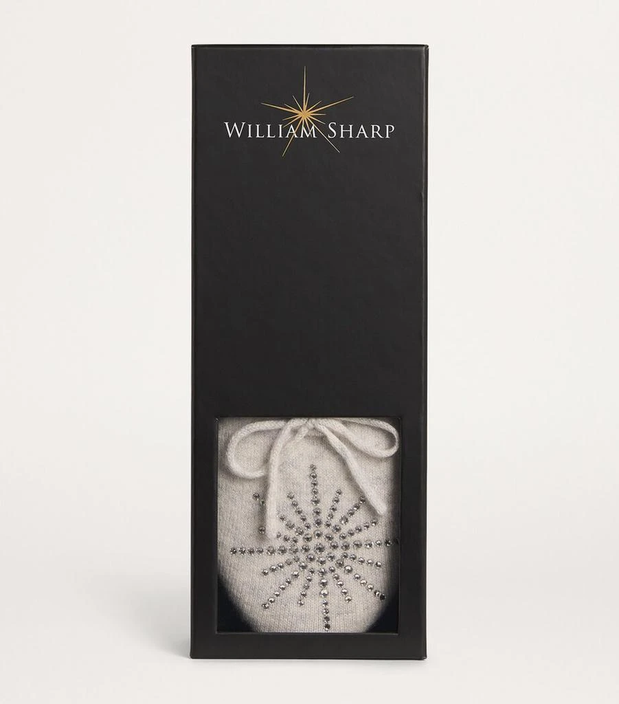 William Sharp Cashmere Crystal-Embellished Dolly Slippers 6