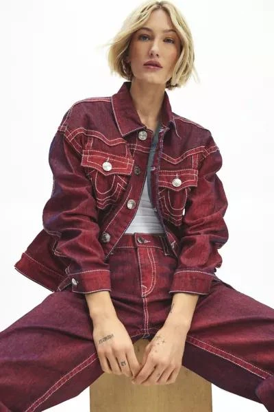 True Religion True Religion Big T Boyfriend Trucker Denim Jacket 2