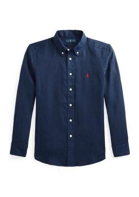 Ralph Lauren Lauren Childrenswear Boys 8 20 Linen Shirt 4