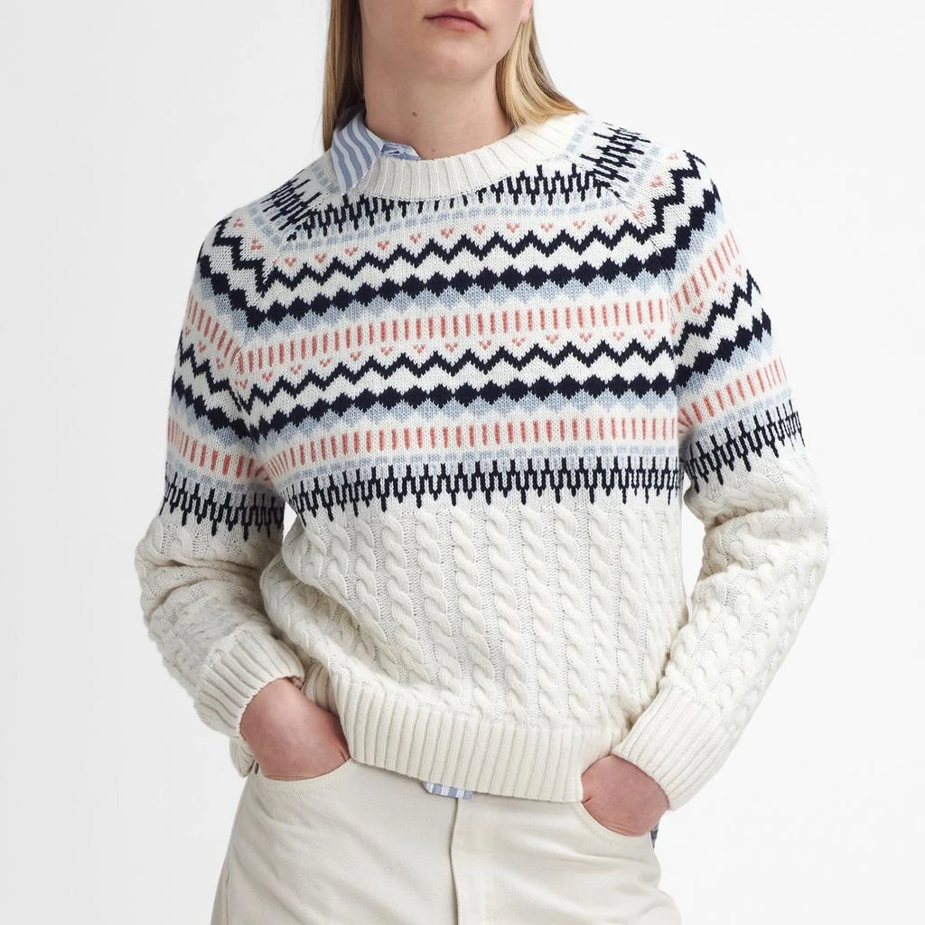 Barbour Marnie Cotton-Blend Knit Jumper 1