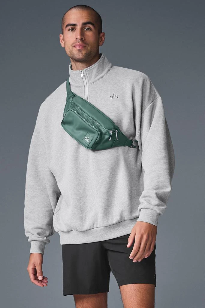 Alo Accolade 1/4 Zip Pullover - Athletic Heather Grey 5