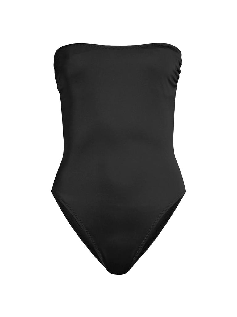 Norma Kamali Bishop Strapless One-Piece Swimsuit