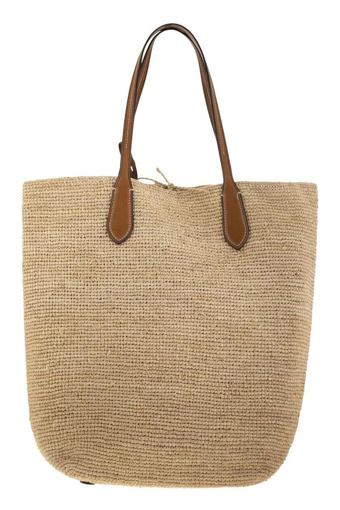 Ralph Lauren NS TOTE LARGE RAFFIA 2