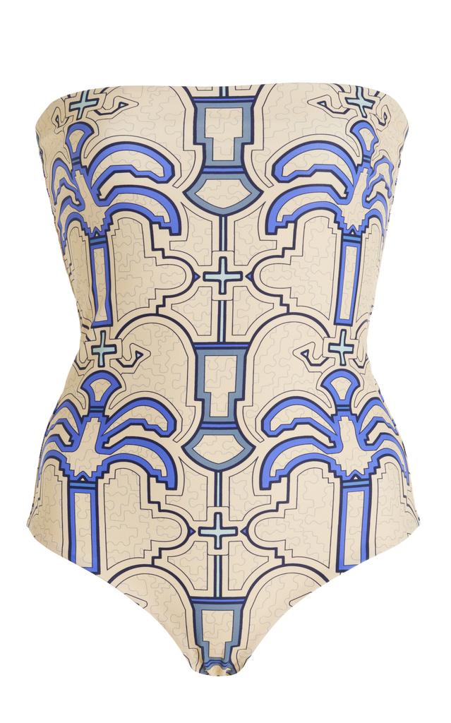 Johanna Ortiz Johanna Ortiz - Exclusive Edge Strapless One-Piece Swimsuit - Print - L - Moda Operandi