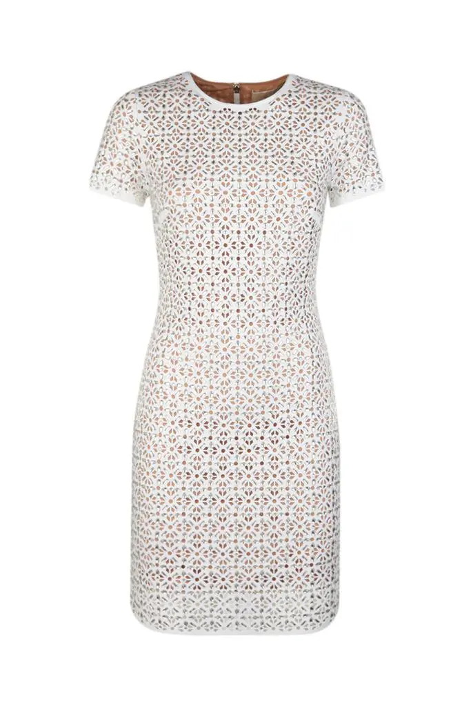Michael Kors Embellished laser cut scuba dress 1